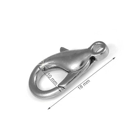Zamak Jewelry Findings Color Shiny Grey Free, SKU AO514-CFF