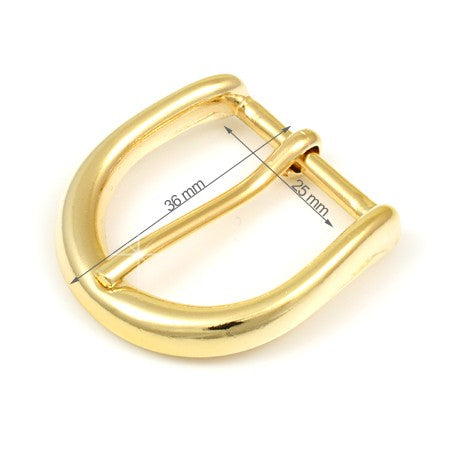 2 Pcs. Buckle 25 mm, Color Shiny Gold, SKU FZ127/25-ORL