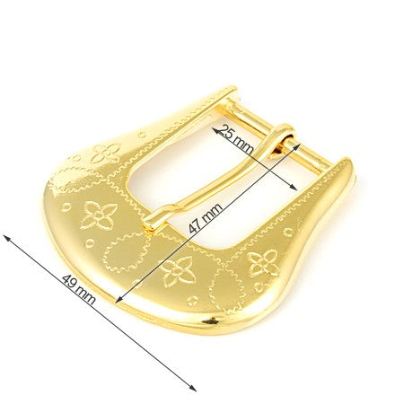 Buckle 25 mm, Color Shiny Gold, SKU FZ108/25-ORL