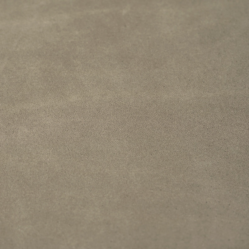 25x35 cm Suede Leather Panel, Dark Beige, Soft, 1.2 mm