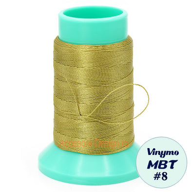 Vinymo MBT #5 Green 28, Handsewing Thread 0.5 mm, 100 m