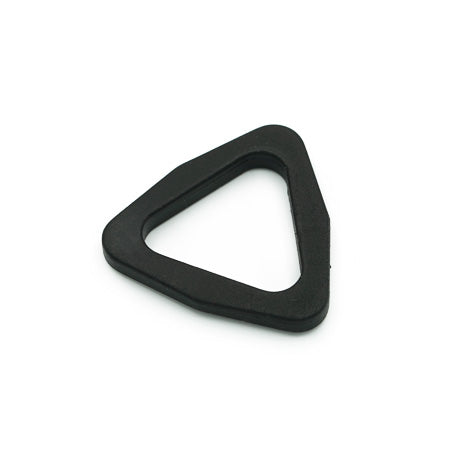 10 Pcs. Plastic Triangle Ring, Color Black, Size 20 mm, SKU TRN20-NERO