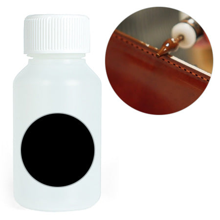 Leather Edge Paint, Medium Density, Black 009 100 ml