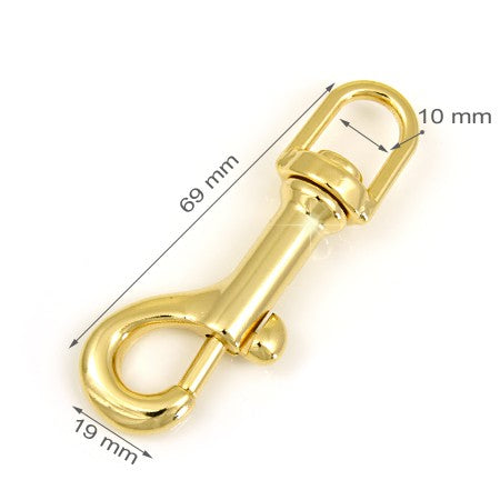 Carabina Din Metal Pentru Poseta 1 cm Culoare Auriu 