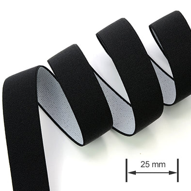 1 Meter Premium Elastic Band 25 mm, Black