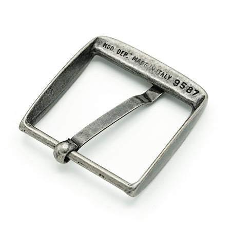 2 Pcs. Belt Buckle, 40 mm, Color Old Nickel, SKU 9587/40-NANF