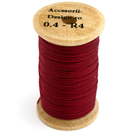 Handsewing Thread 0.4 mm, 80 m, Red R4