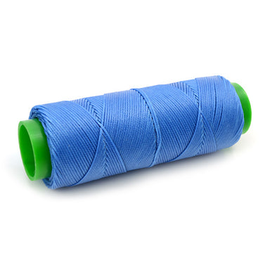 100 m Waxed Thread 1 mm for Sewing Leather, Blue 13