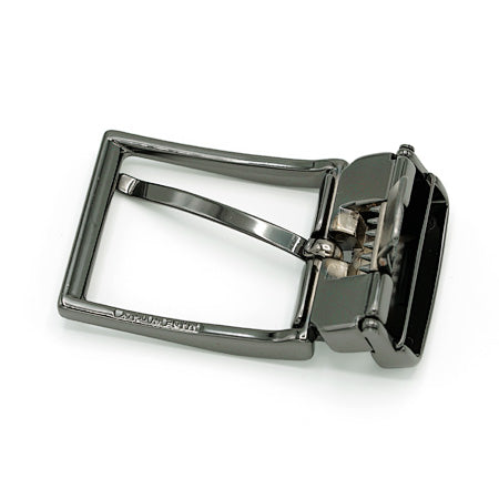 Belt Buckle with Attachment System, 35 mm, Color Shiny Grey, SKU F3075-CF