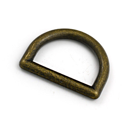 10 Pcs. D Ring, Size 20 mm, Color Old Brass, SKU FZ28/20-OANZ