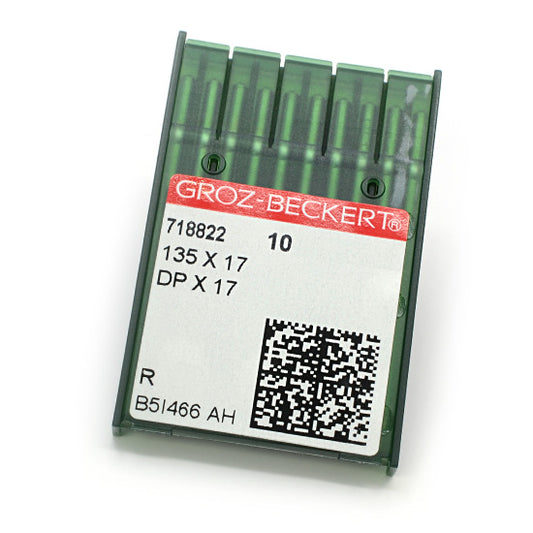 Set 10 Pcs. Needles for Industrial Sewing Machine, DPX17 R 110, Groz Beckert