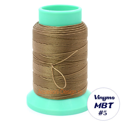 Vinymo MBT #5 Sand Brown 137, Handsewing Thread 0.5 mm, 100 m