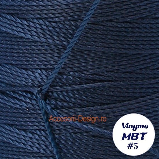 Vinymo MBT #5 Dark Blue 18, Handsewing Thread 0.5 mm, 100 m