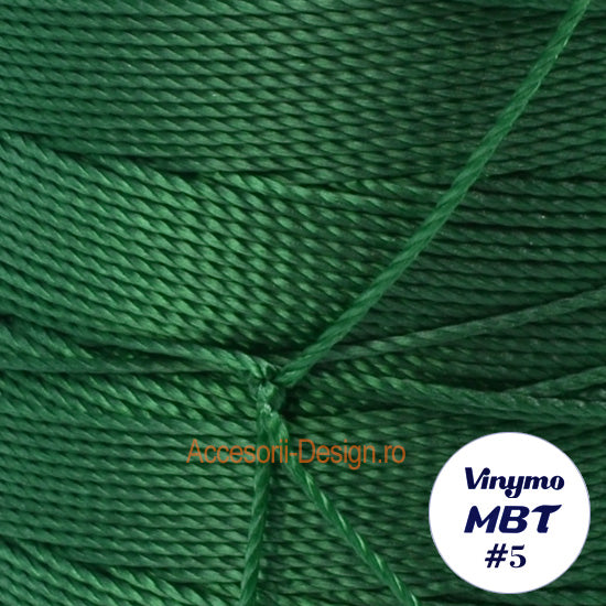 Vinymo MBT #5 Green 28, Handsewing Thread 0.5 mm, 100 m