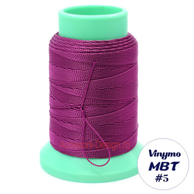 Vinymo MBT #5 Fuxia Pink 48, Handsewing Thread 0.5 mm, 100 m