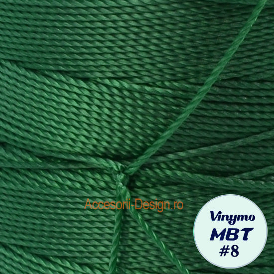 Vinymo MBT #8 Green 28, Handsewing Thread 0.3 mm, 100 m