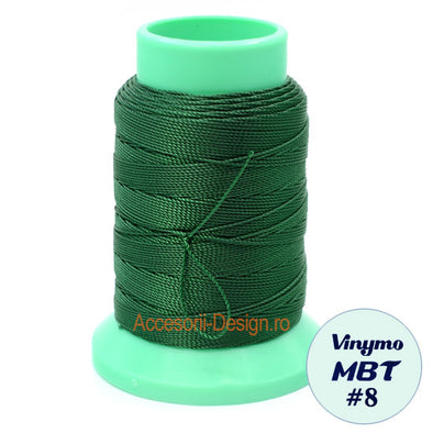 Vinymo MBT #8 Green 28, Handsewing Thread 0.3 mm, 100 m
