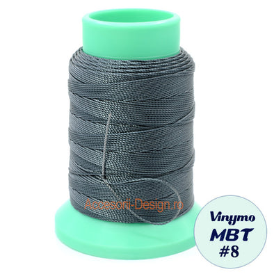 Vinymo MBT #5 Grey 42, Handsewing Thread 0.5 mm, 100 m