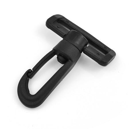 2 Pcs. Plastic Hook, Color Black, Size 20 mm, SKU MGR20-NERO