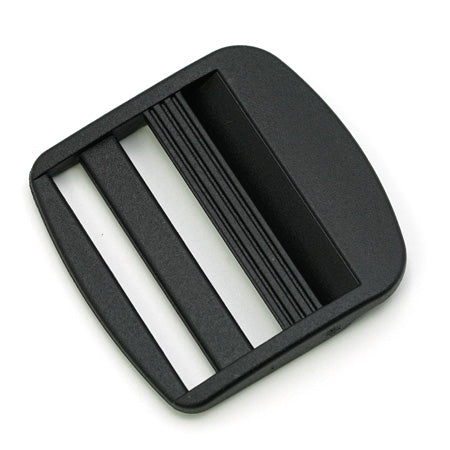 10 Pcs. Plastic Slider Buckle, Color Black, Size 40 mm, SKU PD40-NERO