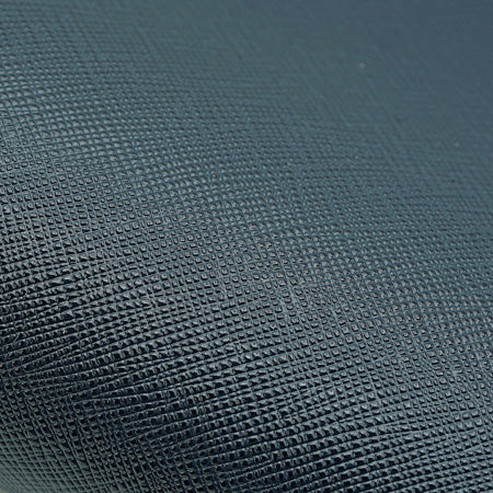 25x35 cm Leather Panel, Saffiano Dark Blue, Rigid, 1.5 mm
