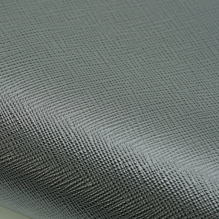 25x35 cm Leather Panel, Saffiano Print Dark Grey, Semi-Rigid, 1.2 mm Thick