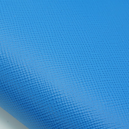 25x35 cm Leather Panel, Saffiano Blue, Semi-Rigid, 1.6-1.8 mm