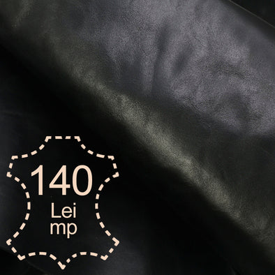 Leather Black Vintage Finish, over 1.6 sqm