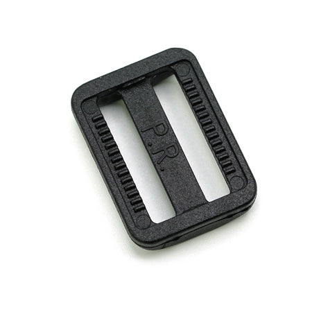 10 Pcs. Plastic Slide Buckle, Color Black, Size 25 mm, SKU PS25-NERO