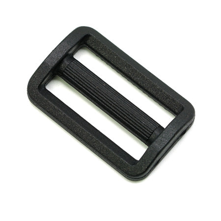 10 Pcs. Plastic Slide Buckle, Color Black, Size 30 mm, SKU PS30-NERO