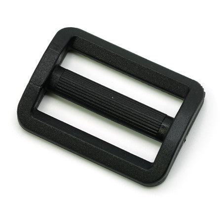 10 Pcs. Plastic Slide Buckle, Color Black, Size 40 mm, SKU PS40-NERO