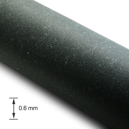 1 Meter Self-adhesive Bonded Leather Interlining 0.6 mm Black, Width 1.5 m