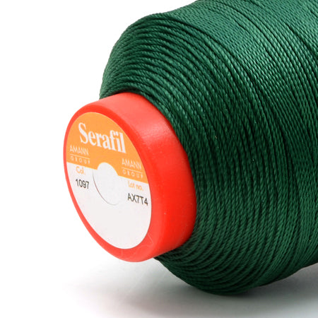 Serafil 10, Green 1097, Sewing Thread, Amann, 300 m