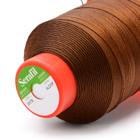 Serafil 15, Brown 173, Sewing Thread, Amann, 450 m