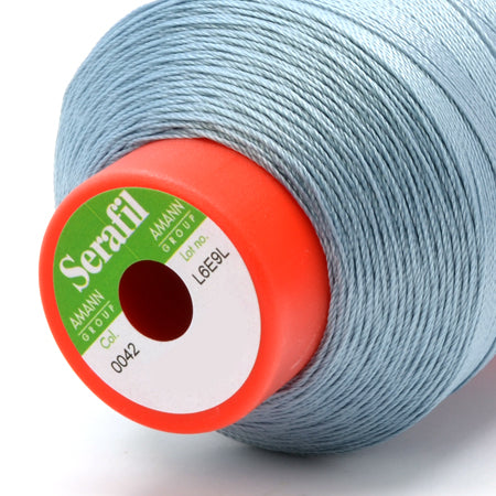 Serafil 40, Light Blue 42, Sewing Thread, Amann, 1200 m